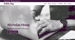 Desktop Screenshot of nicholashopp.com